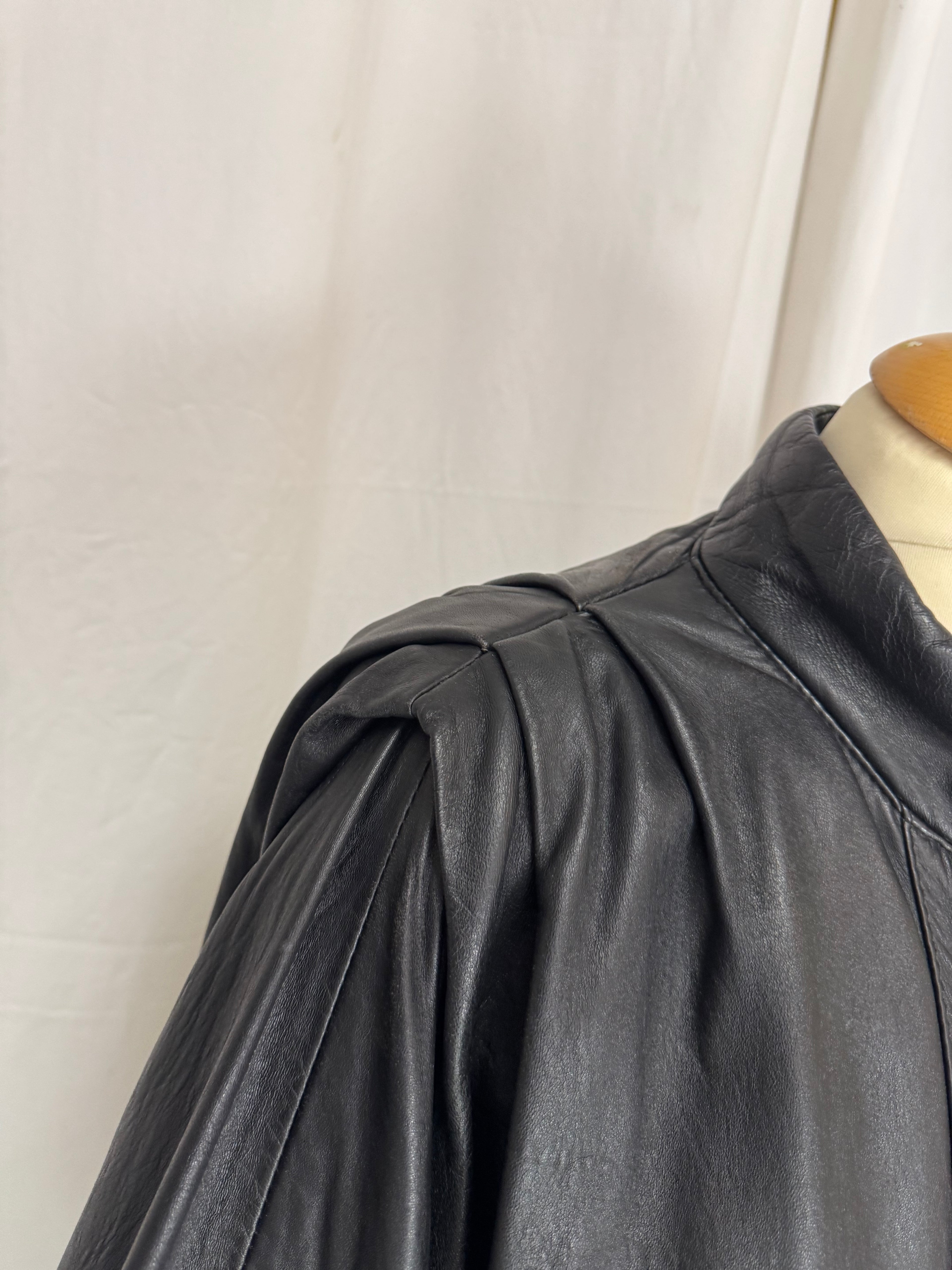 Veste en cuir 80s
