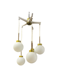 Lustre à boules en verre 1970