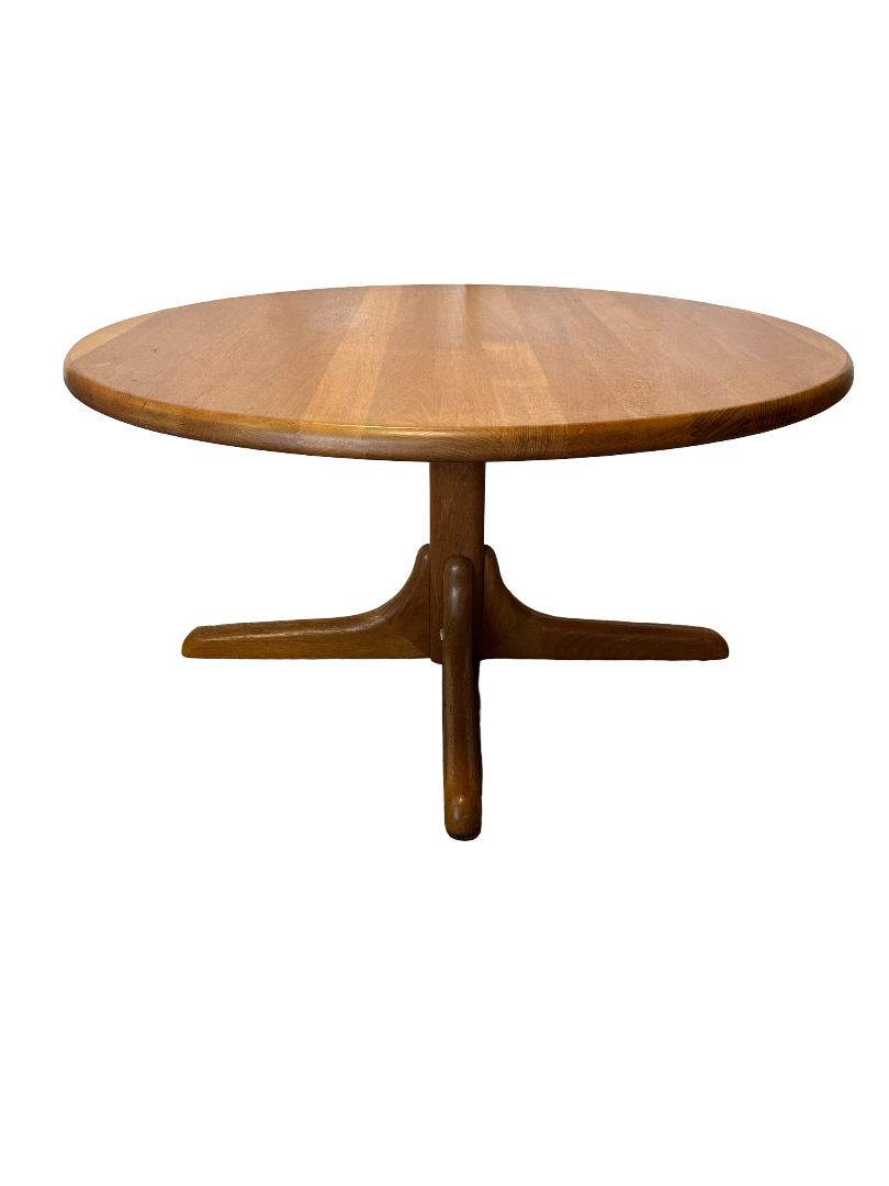 Table basse scandinave en teck massif 1970