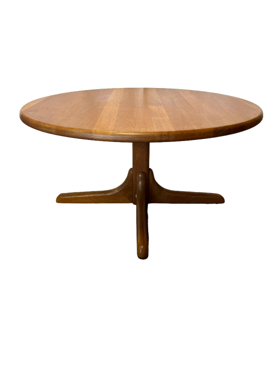 Table basse scandinave en teck massif 1970