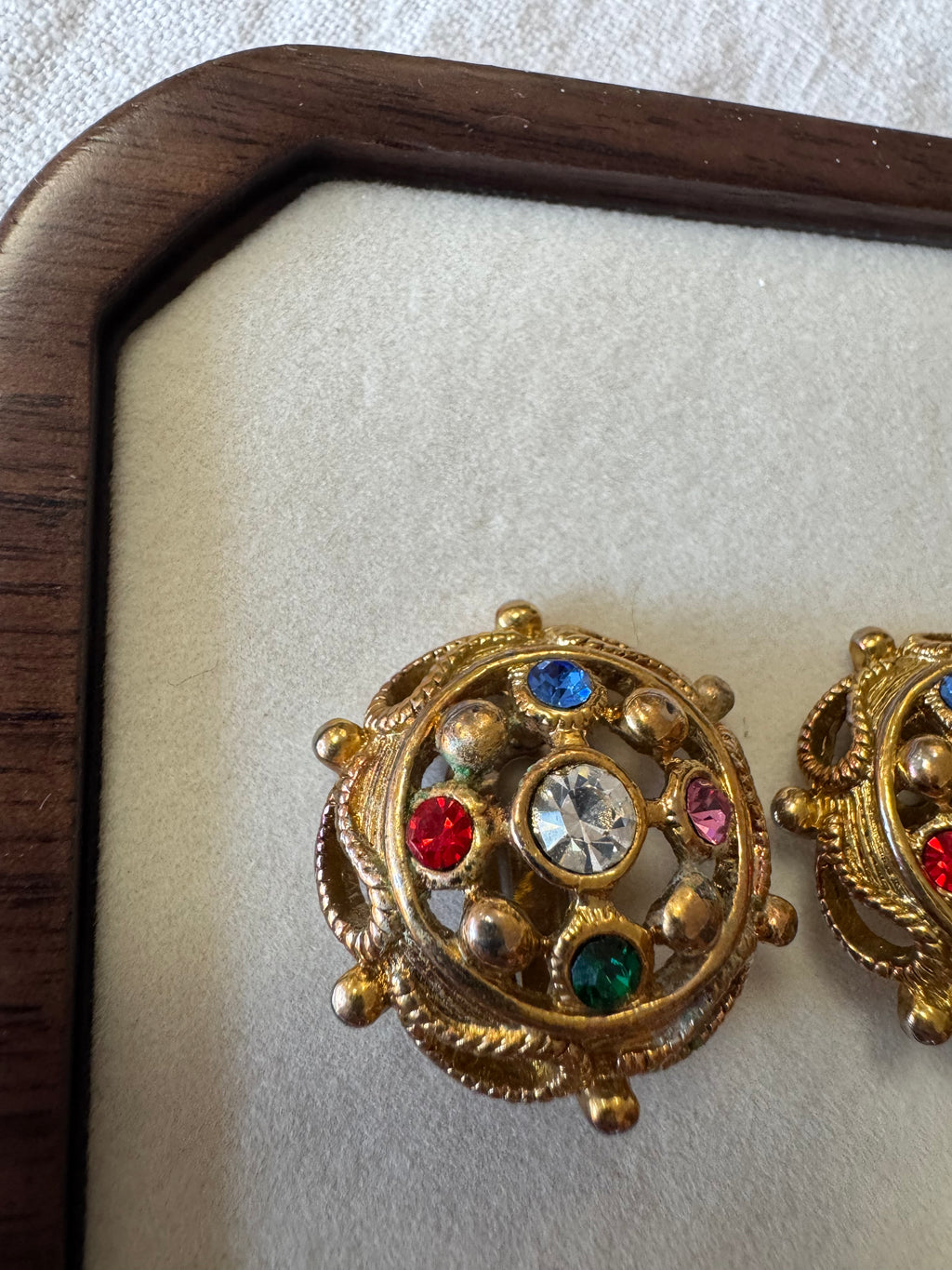 Boucles d'oreilles à strass