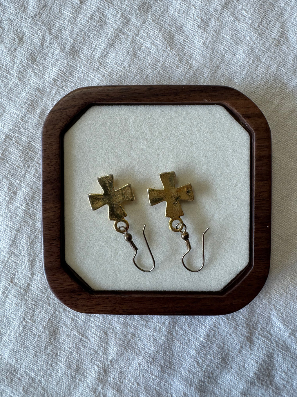 Boucles d'oreilles croix
