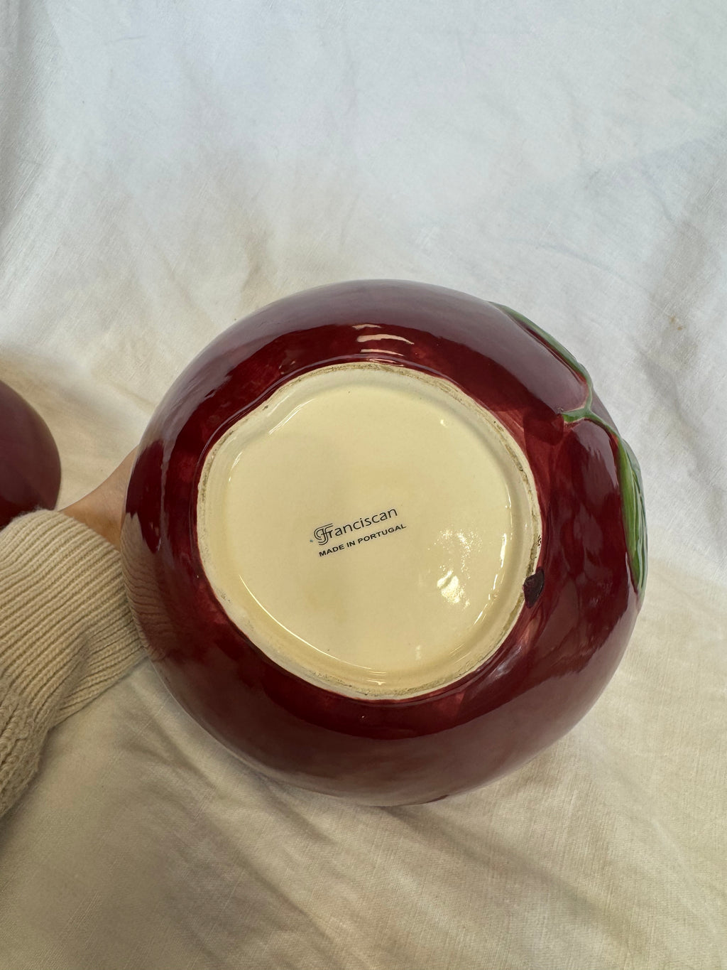 Pomme en céramique
