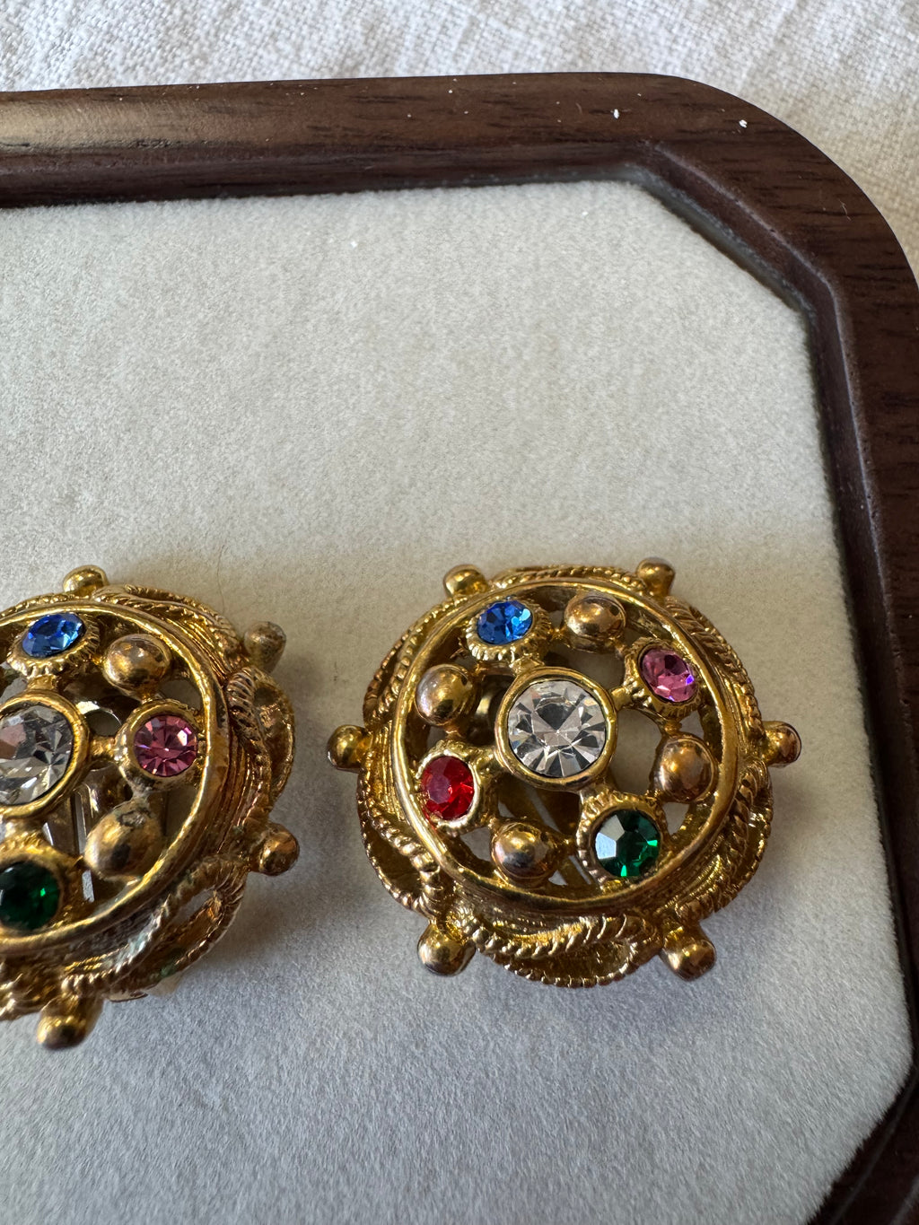 Boucles d'oreilles à strass