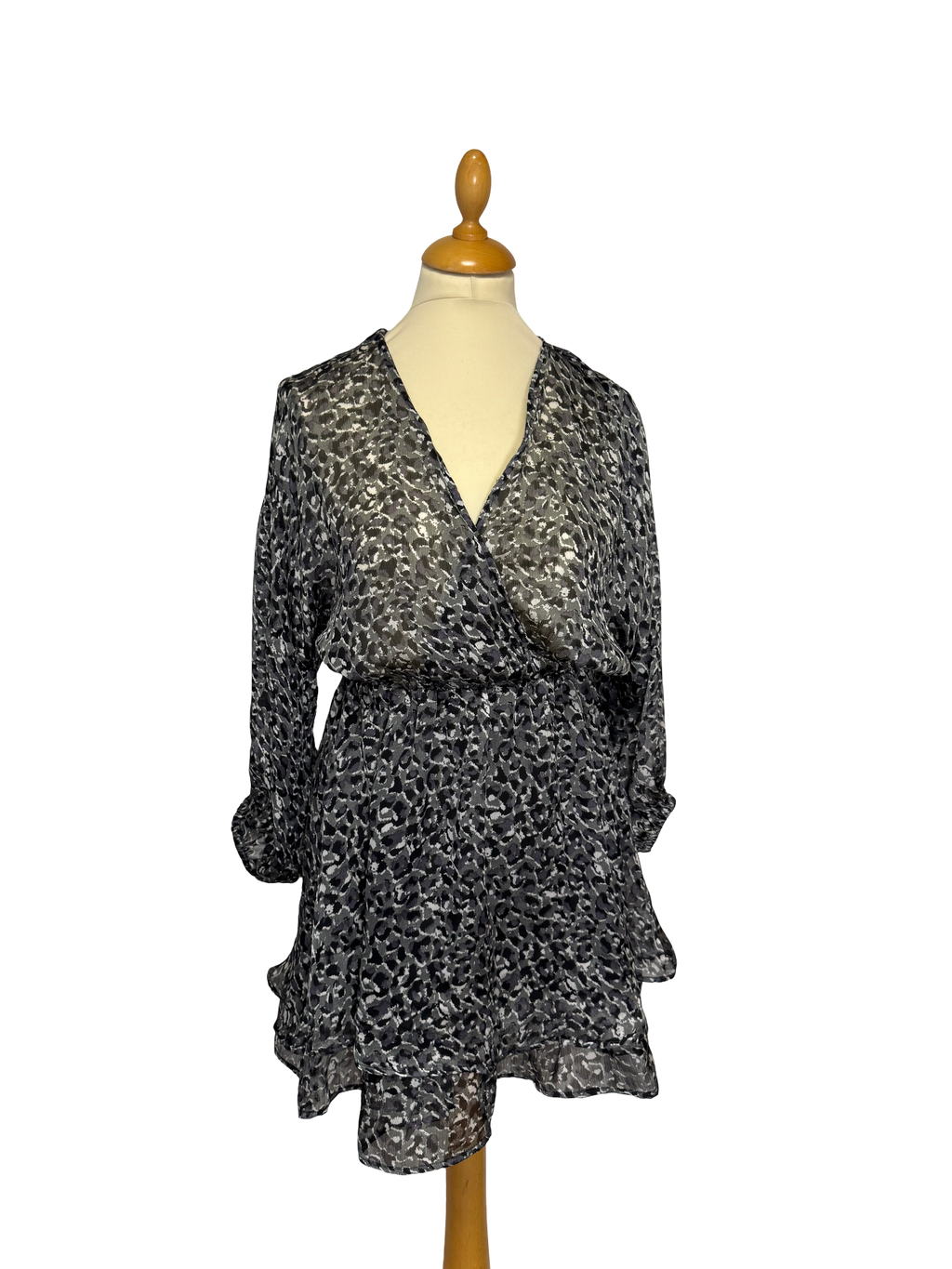 Robe léopard Mango