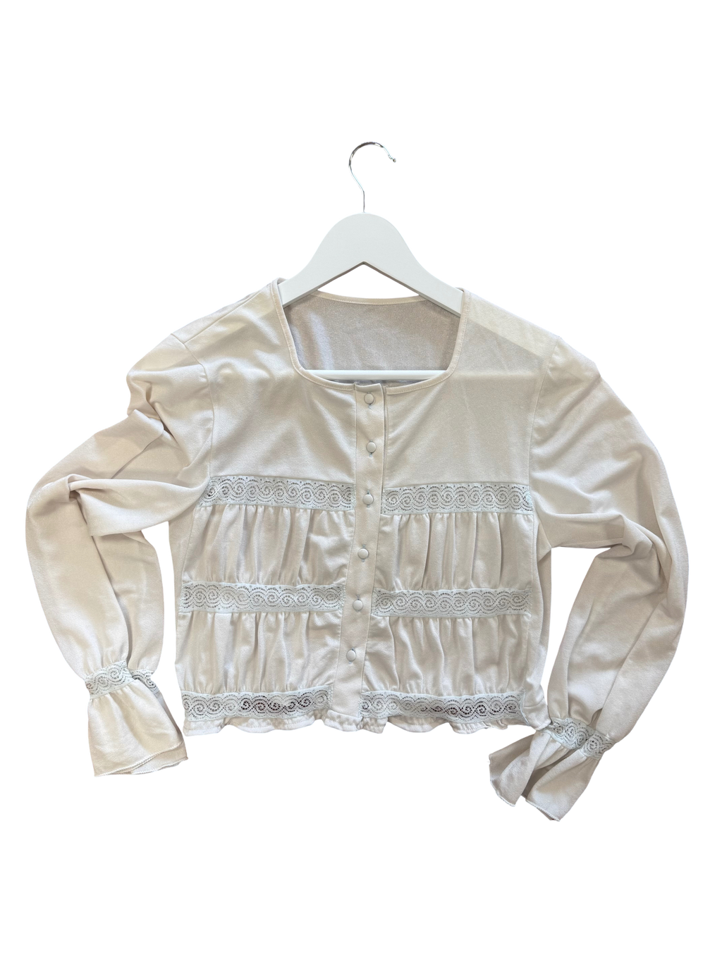 Blouse ajourée 70s