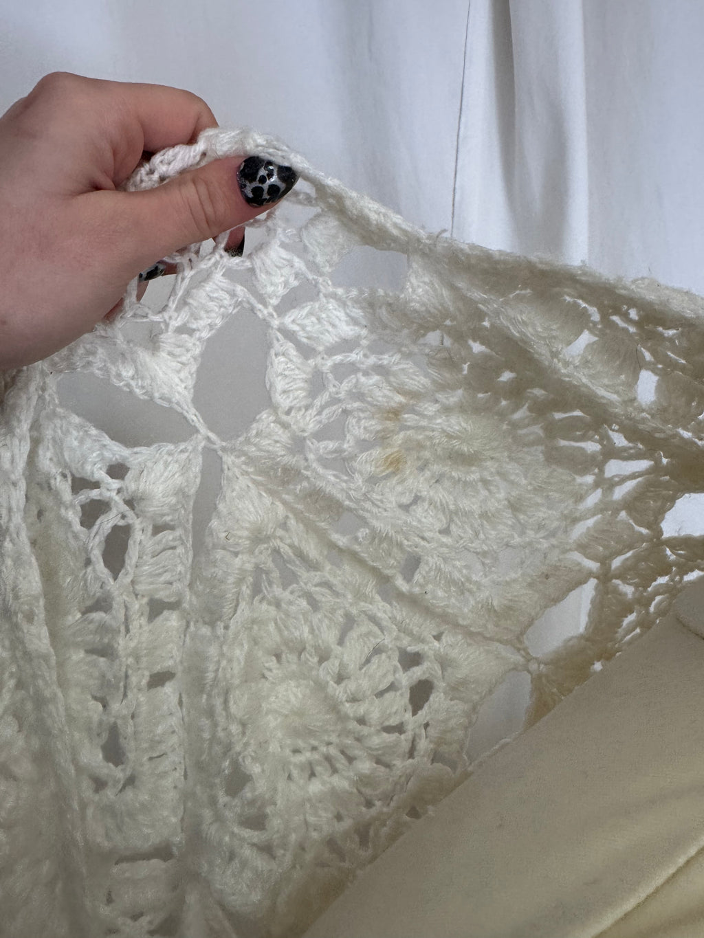 Châle en crochet
