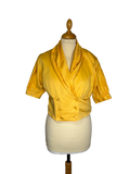 Blouse jaune 80s