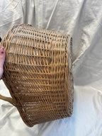 Panier en osier marron