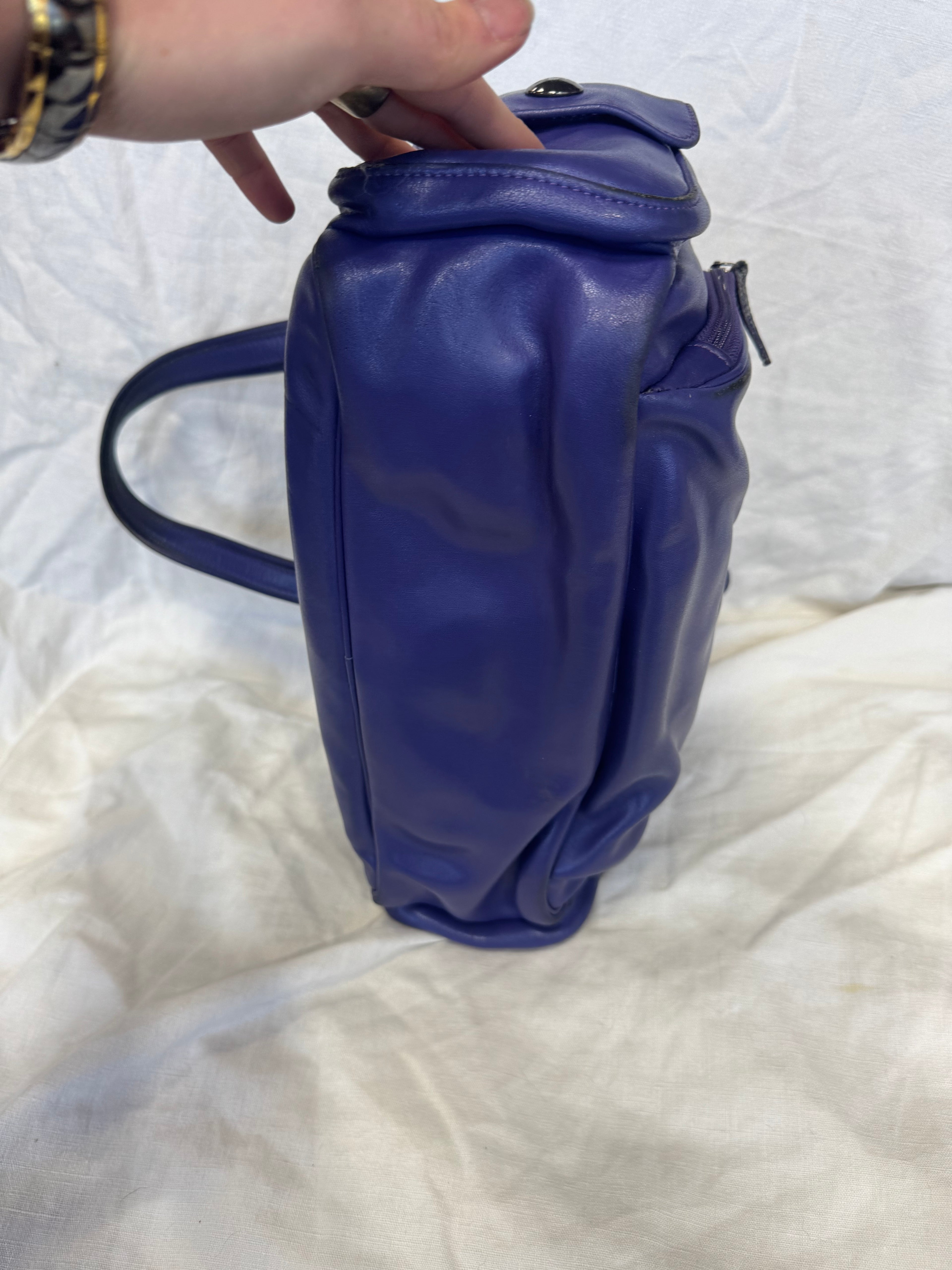 Sac à main violet Longchamp