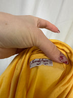 Blouse jaune 80s
