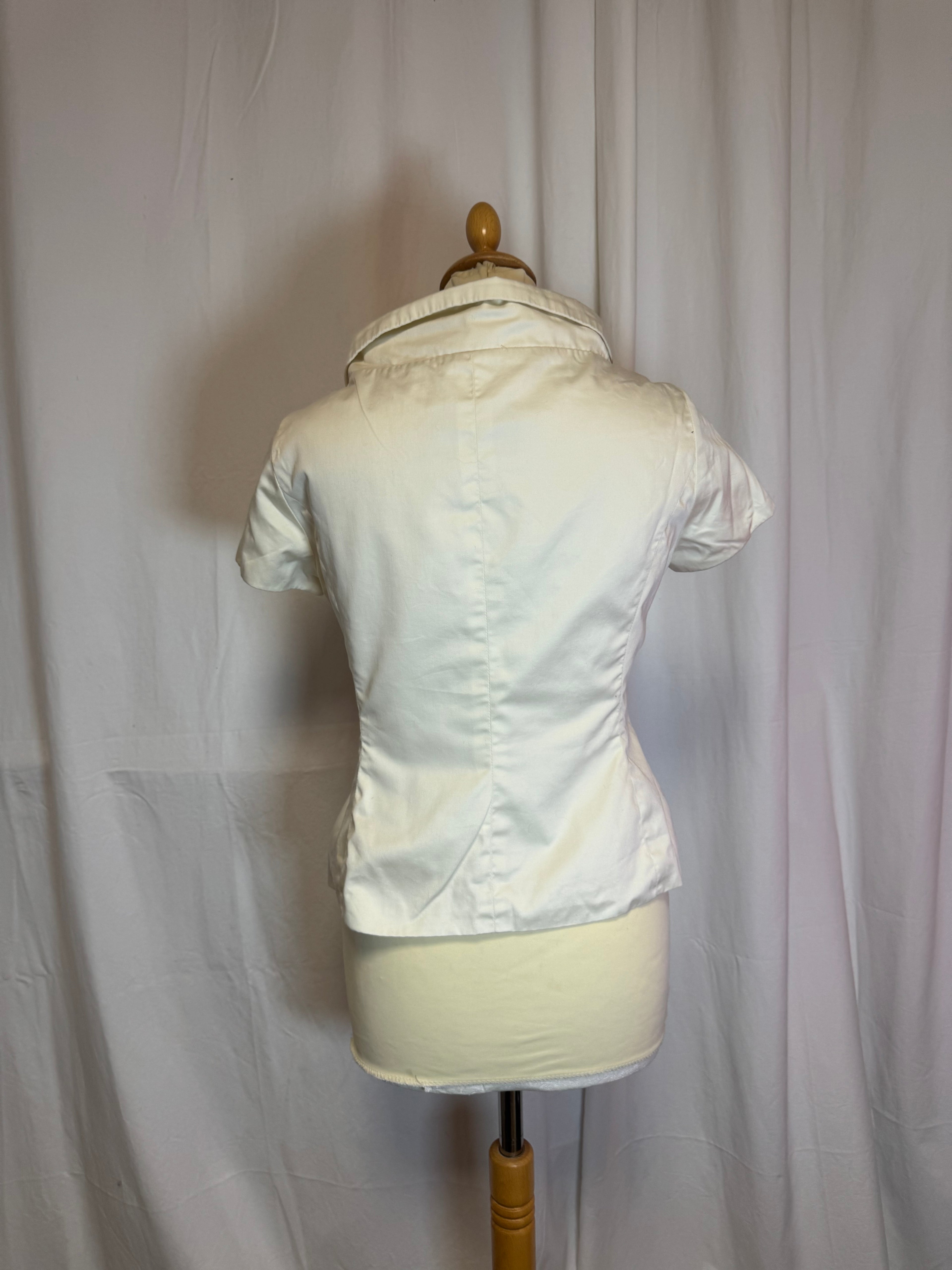 Chemise blanche 80s