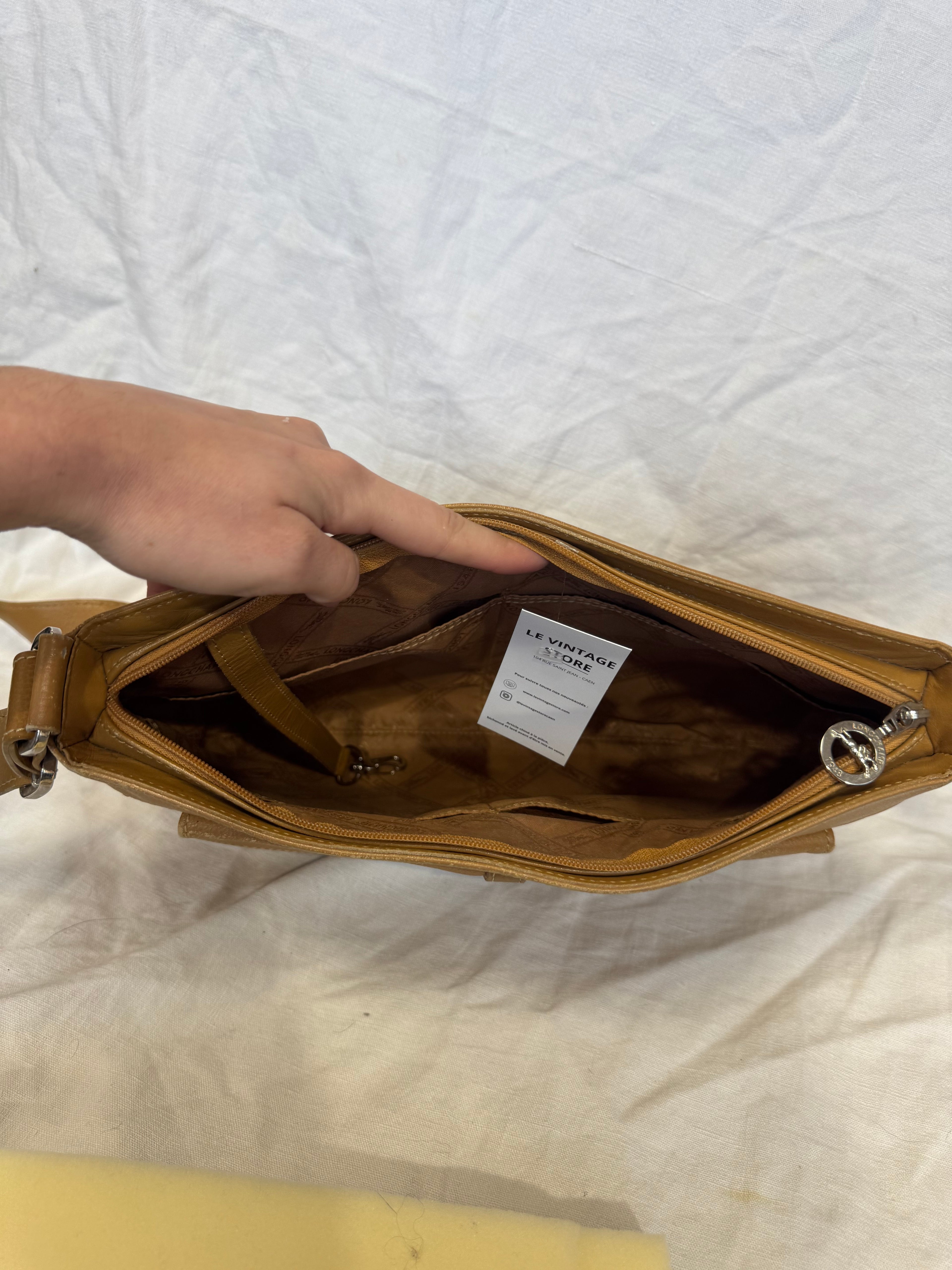 Sac à main en cuir Longchamp