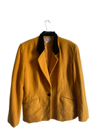Veste en laine jaune