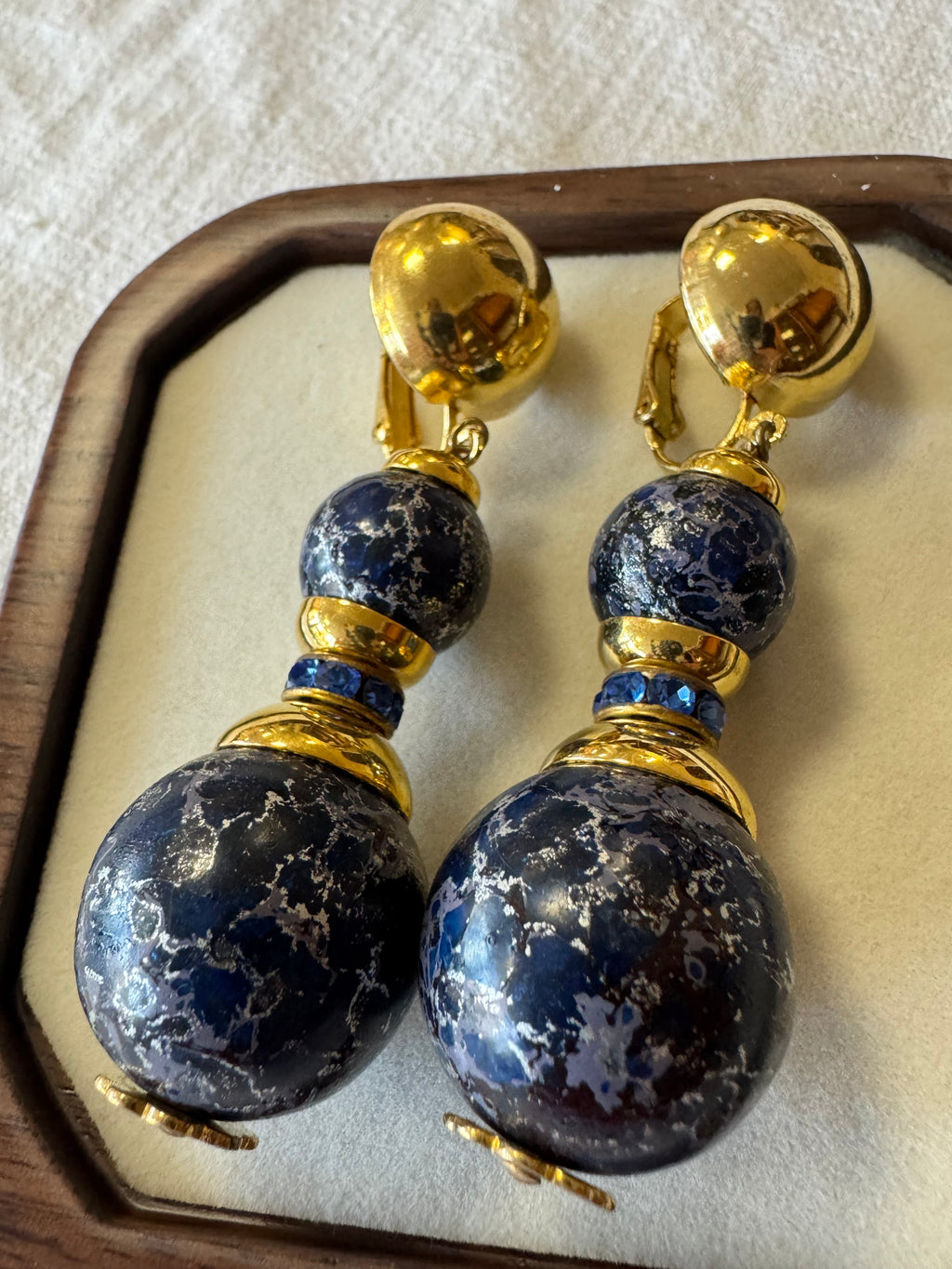 Boucles d'oreilles à clip pendante