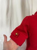 Robe rouge vintage 60s