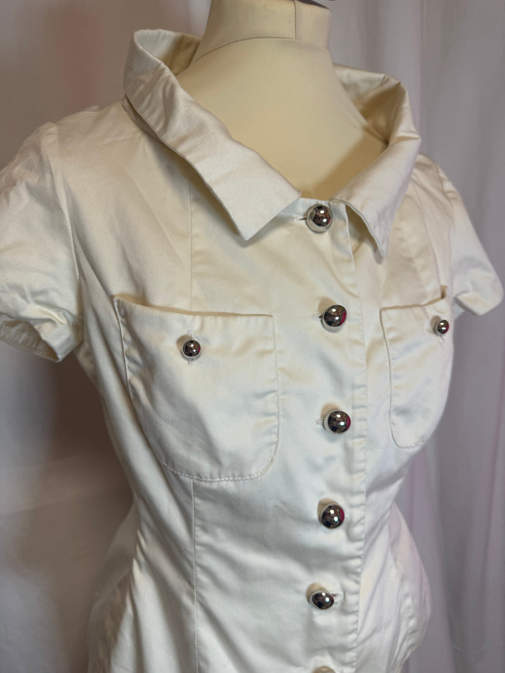 Chemise blanche 80s