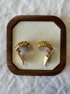 Boucles d'oreilles à clip doré