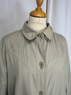 Veste longue brodée