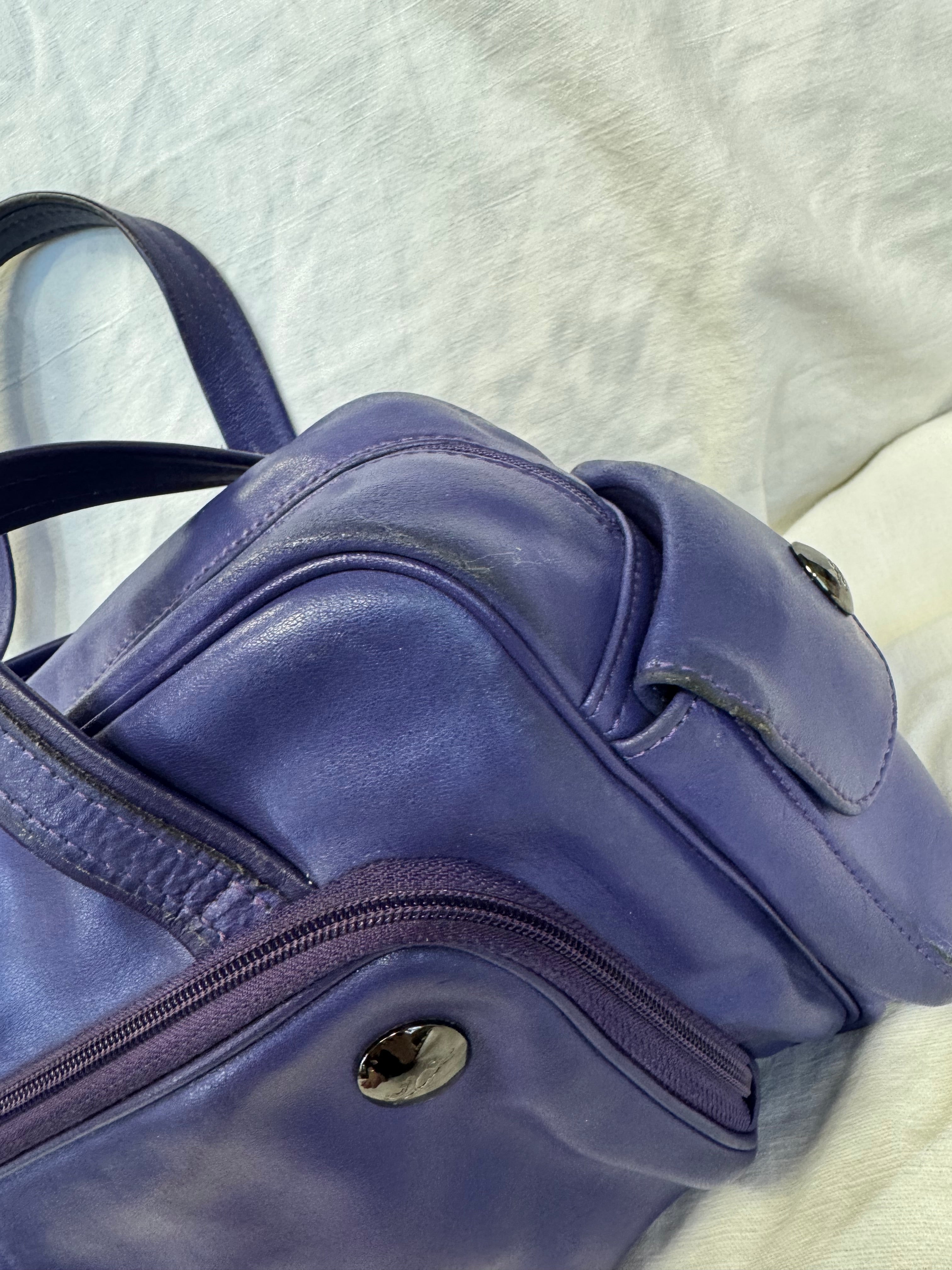 Sac à main violet Longchamp