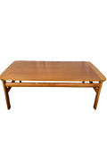 Table basse scandinave en teck massif 1960
