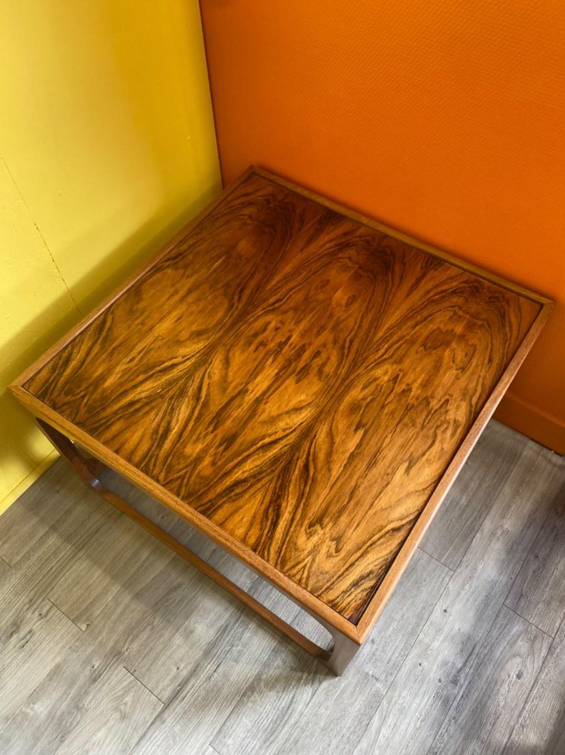 Table basse Wihlelm Renz en palissandre 70's