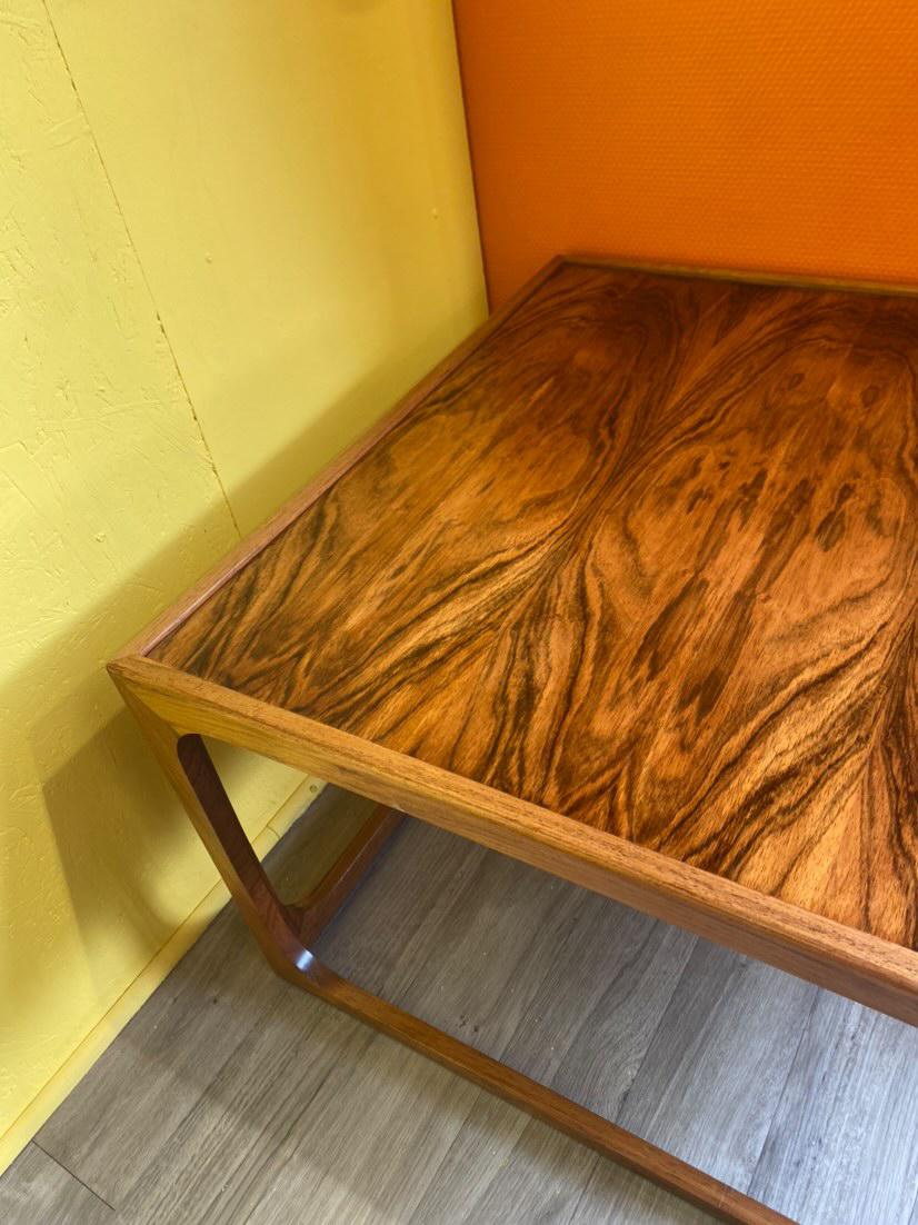 Table basse Wihlelm Renz en palissandre 70's