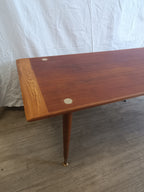 Table basse scandinave en teck et chêne années 60's