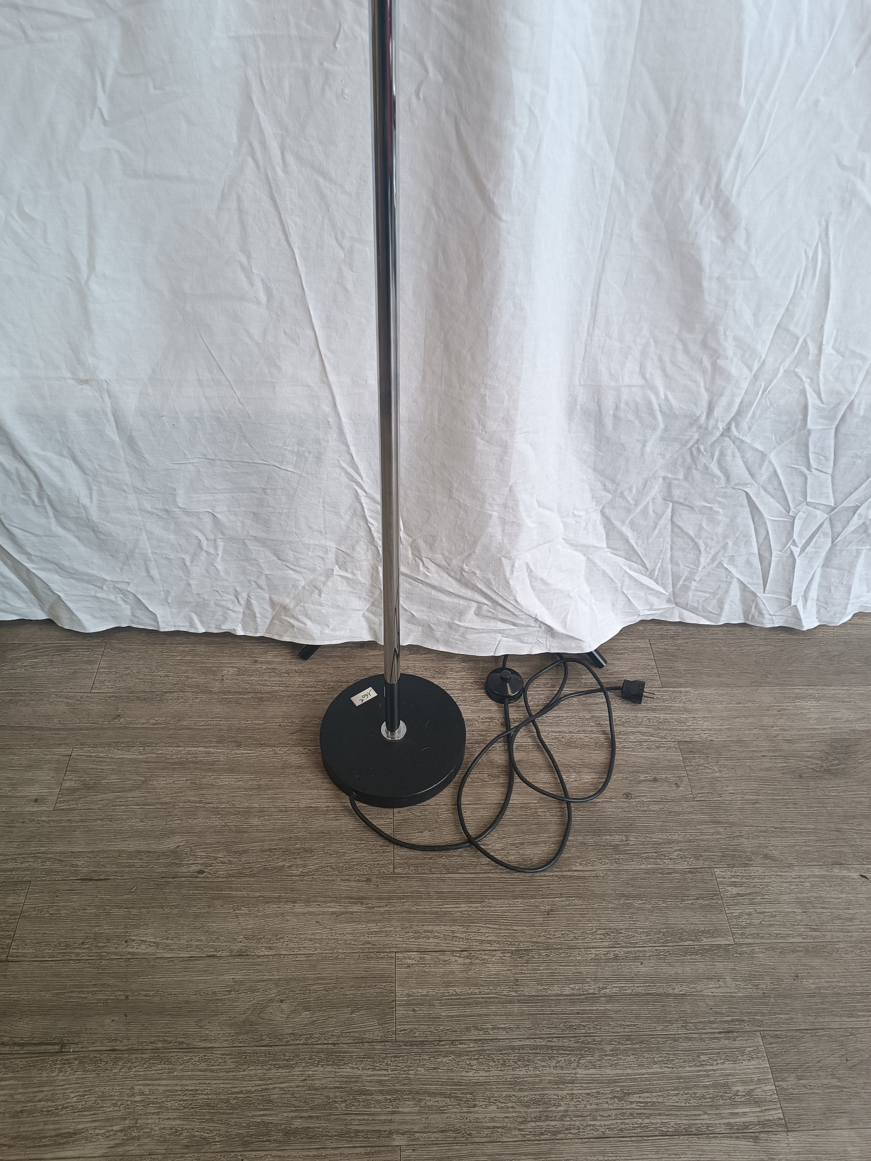 Lampadaire chromé années 70