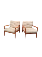 Paire de fauteuils scandinave design de Eugen Schmidt