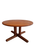 Table basse scandinave en teck massif