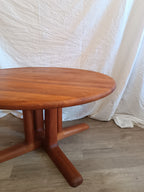 Table basse scandinave en teck massif