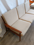 Banquette scandinave de Grete Jalk 1960's