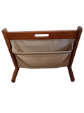 Porte revues scandinave en teck massif
