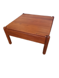 Table basse scandinave en teck massif