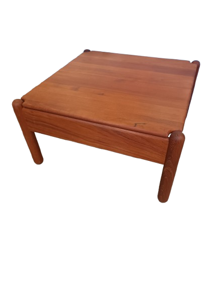 Table basse scandinave en teck massif