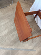 Table basse scandinave en teck massif