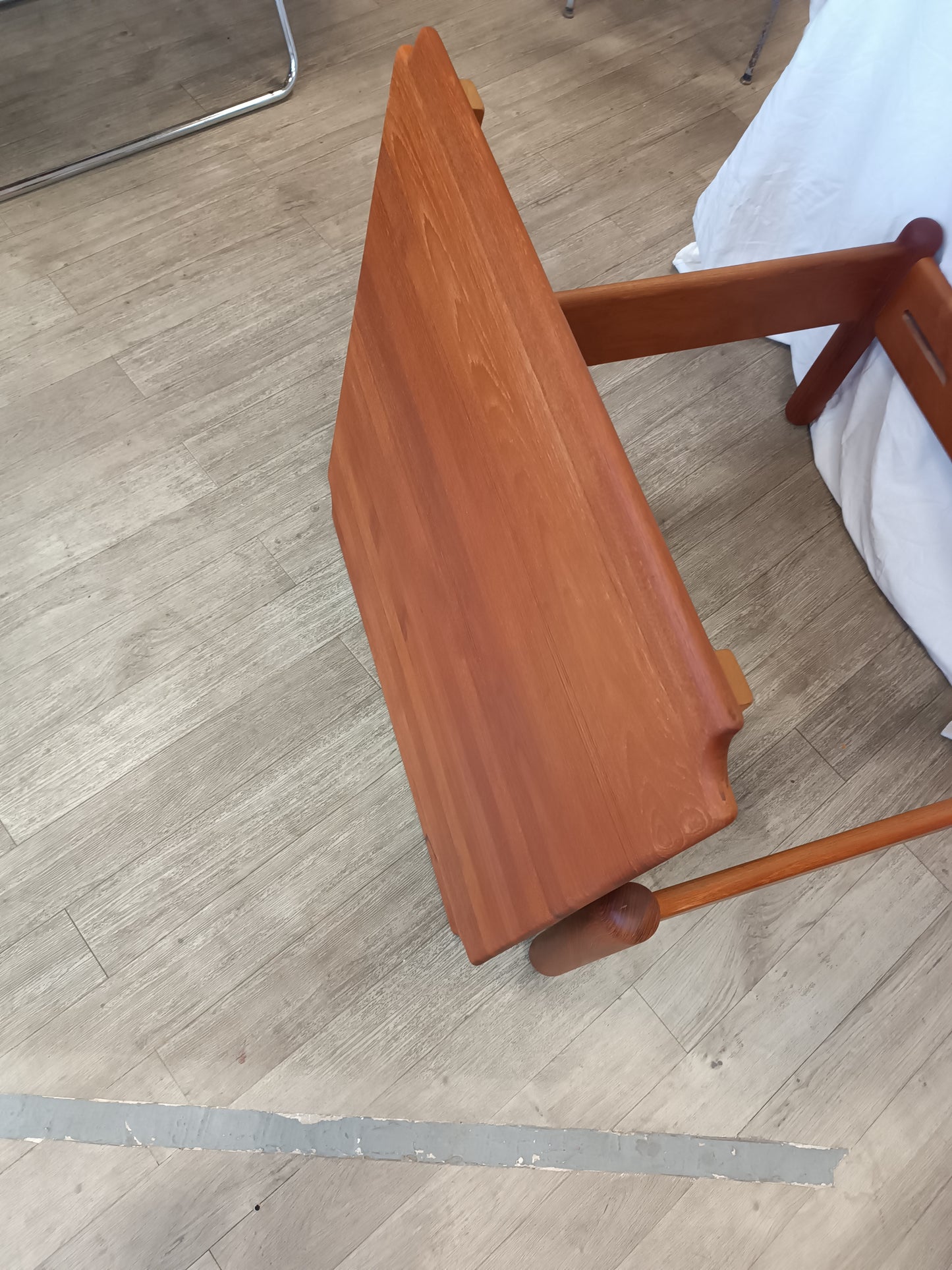 Table basse scandinave en teck massif