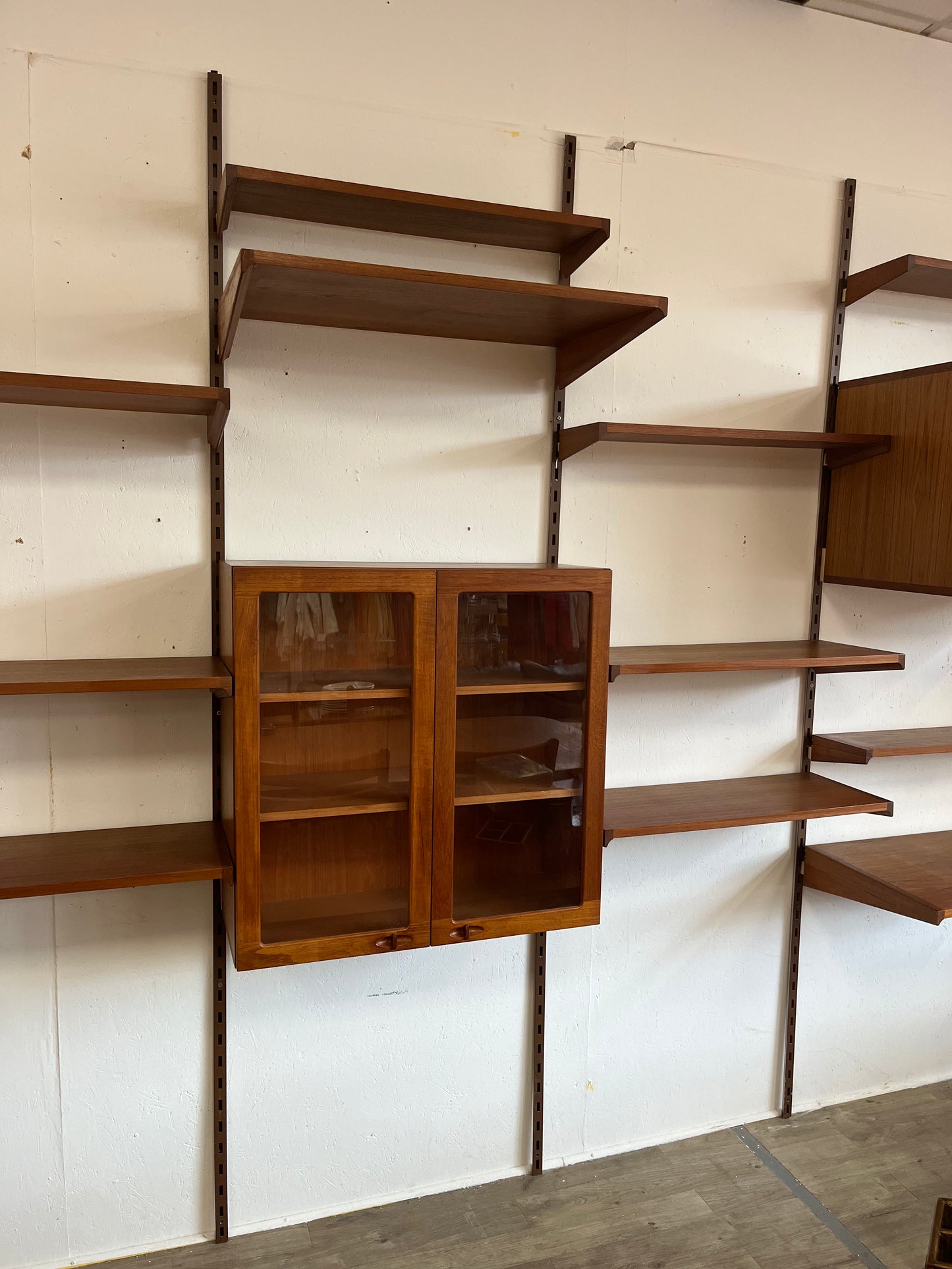 Bibliothèque modulable en teck Kai Kristiansen 1960