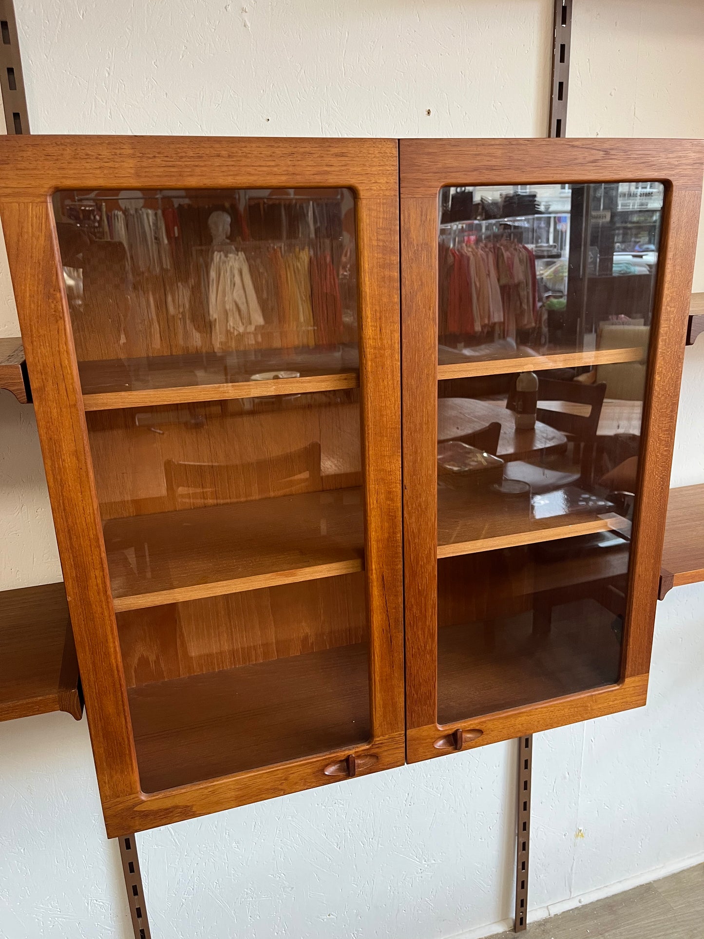 Bibliothèque modulable en teck Kai Kristiansen 1960