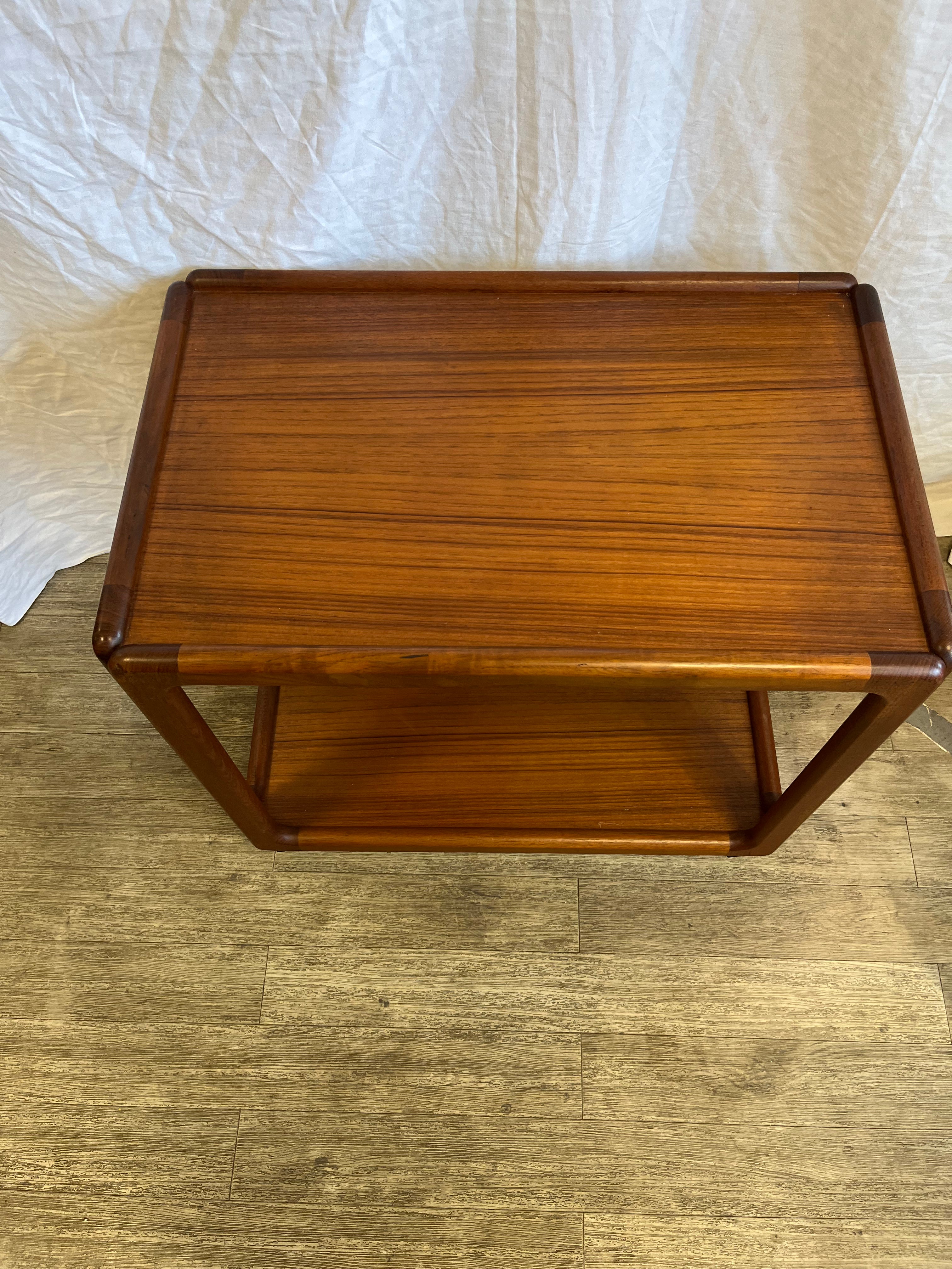 Desserte scandinave en teck Kai Kristiansen 1960