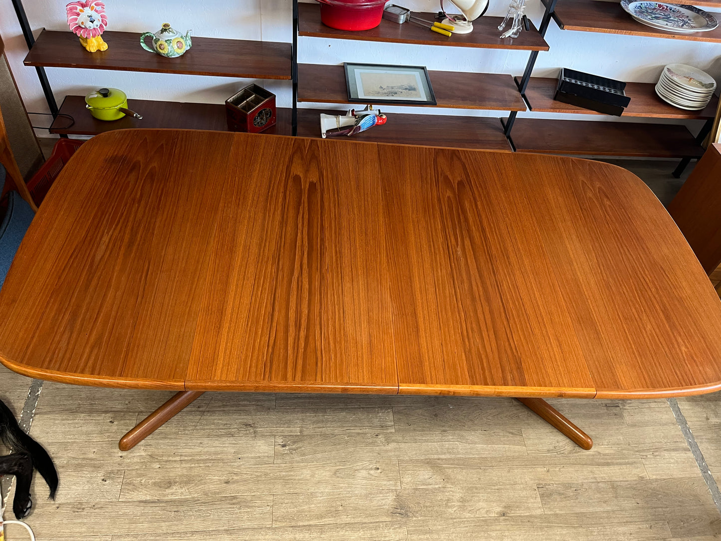 Table à manger scandinave en teck 1970