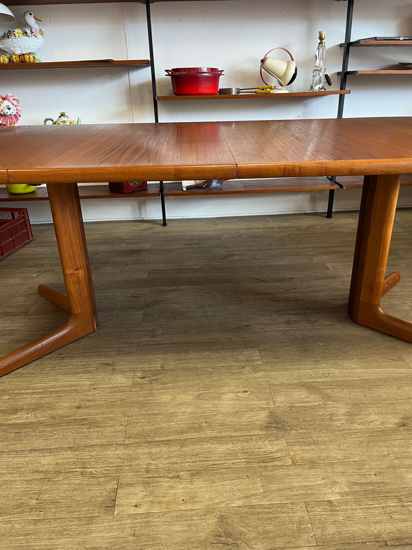 Table à manger scandinave en teck 1970