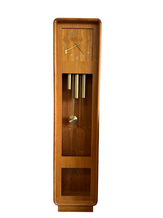 Horloge scandinave en teck 1970