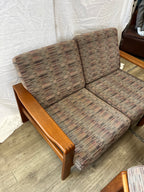 Salon scandinave en teck massif 1970