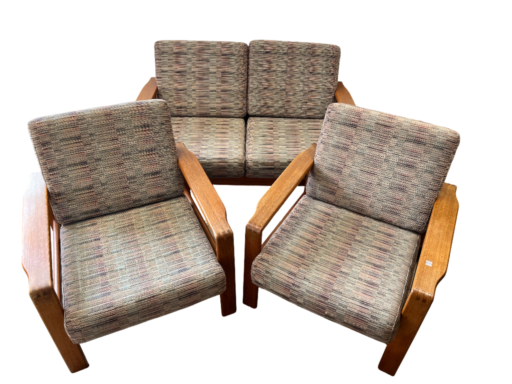 Salon scandinave en teck massif 1970