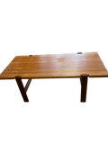 Table basse scandinave en teck massif 1970