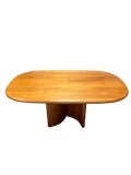 Table basse scandinave en teck massif 1970