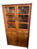 Buffet/vitrine scandinave en teck massif 1970