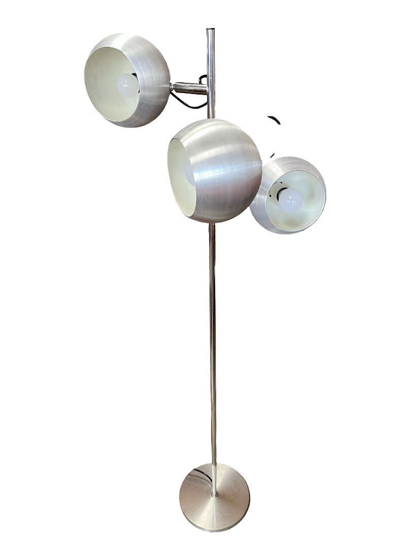 Lampadaire eyeball en acier 1970